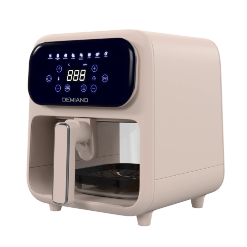 Аэрогриль DEMIAND CRISPO DK-2300/Бежевый с технологией обдува воздуха на 360°