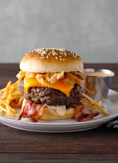 Чизбургер с беконом