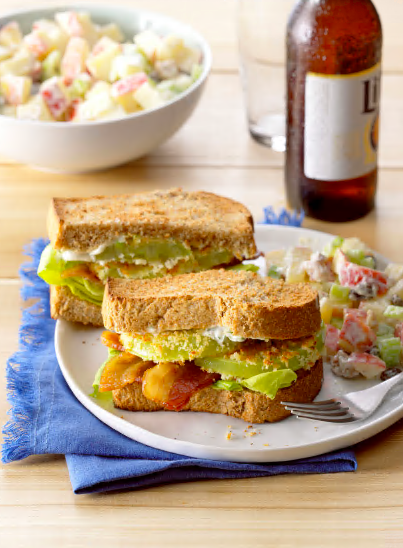 Сендвич с зеленым томатом