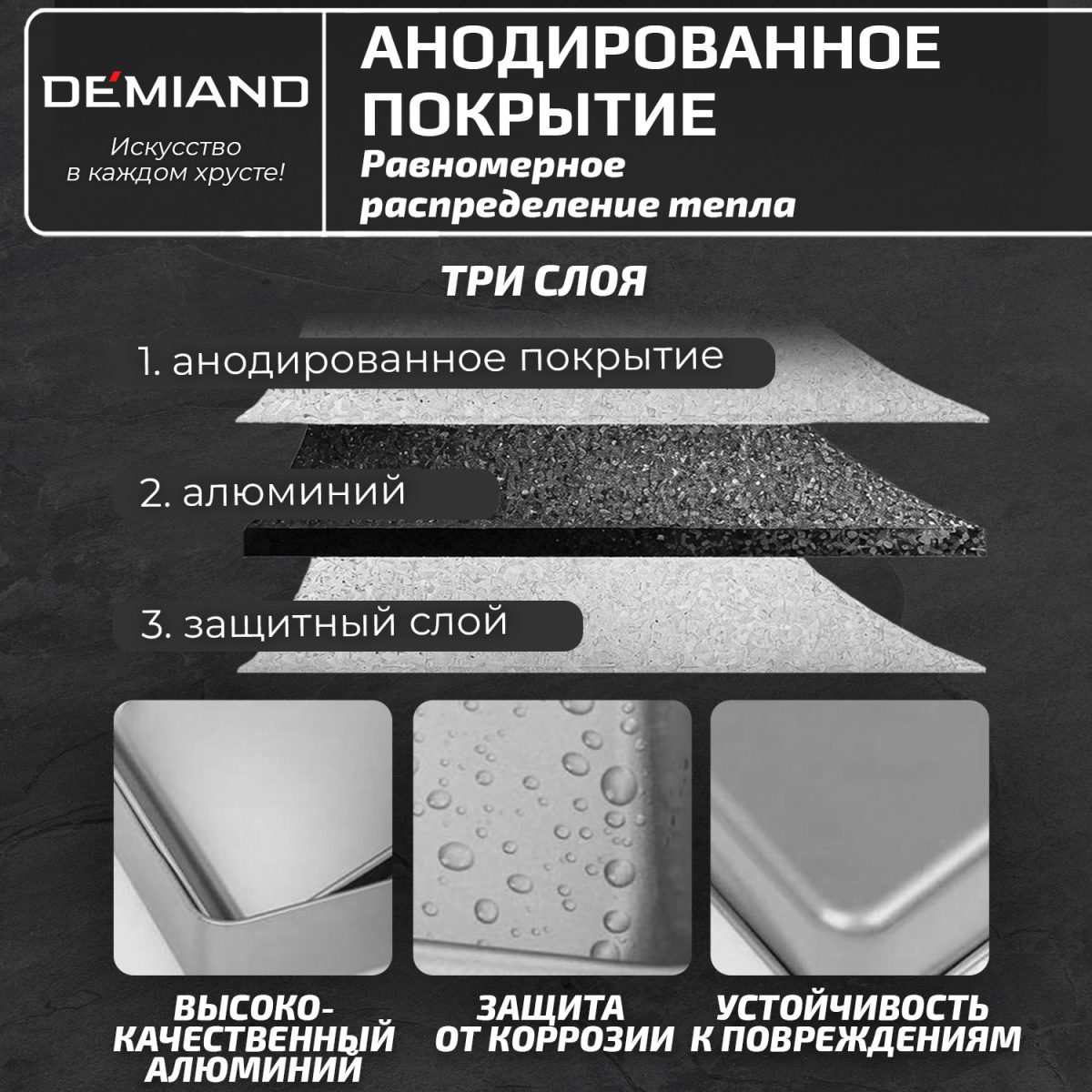 Противень для пиццы 23 см к аэрогрилям DEMIAND DK-1800, DK-1416, АА-130 — изображение 2